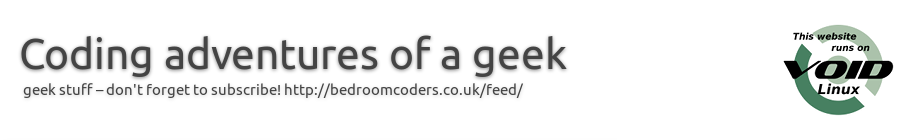 Coding adventures of a geek