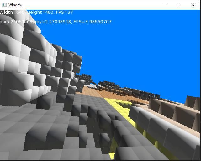 World made of chunks.