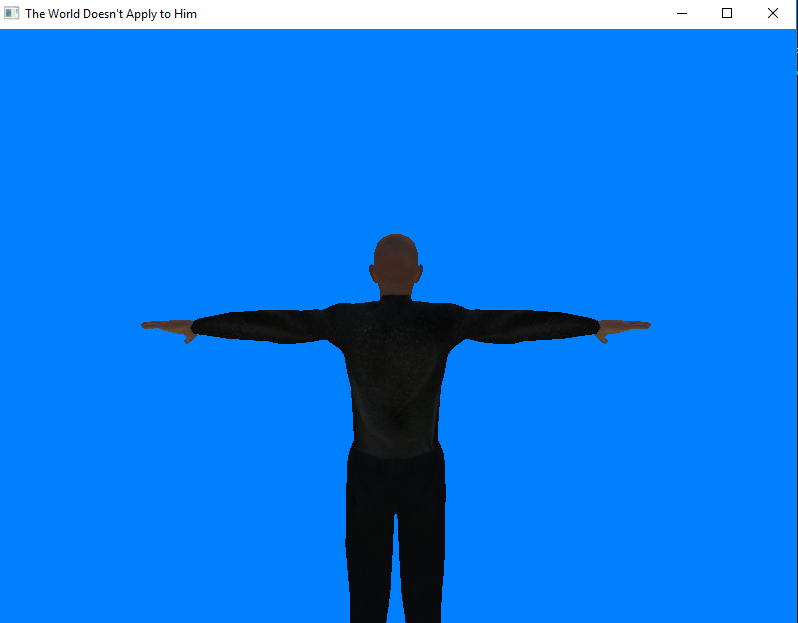 This is before my character moves